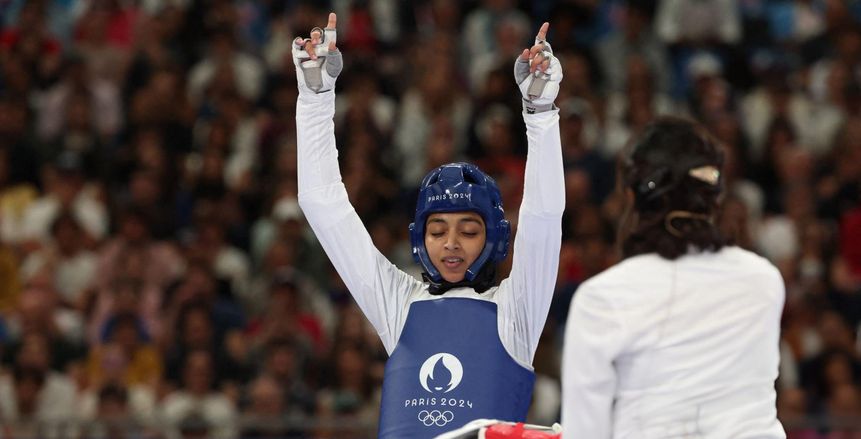 آية شحاتة بطلة التايكوندو تتأهل لربع نهائي أولمبياد باريس 2024