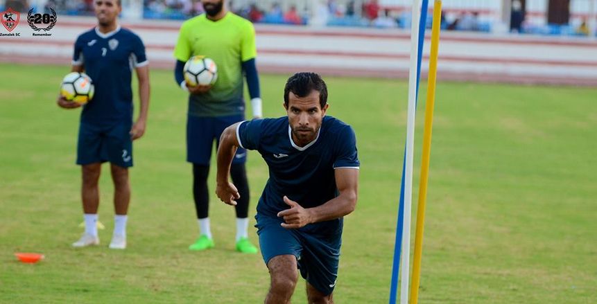 تدريبات خاصة لبهاء مجدى بالزمالك بسبب اللياقة
