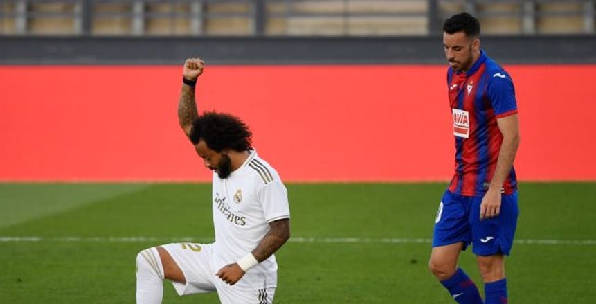 عقب هدفه في إيبار.. مارسيلو يتضامن مع جورج فلويد