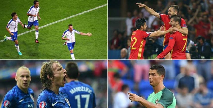 بالمواعيد.. مواجهات نارية في ثمن نهائي "يورو 2016"