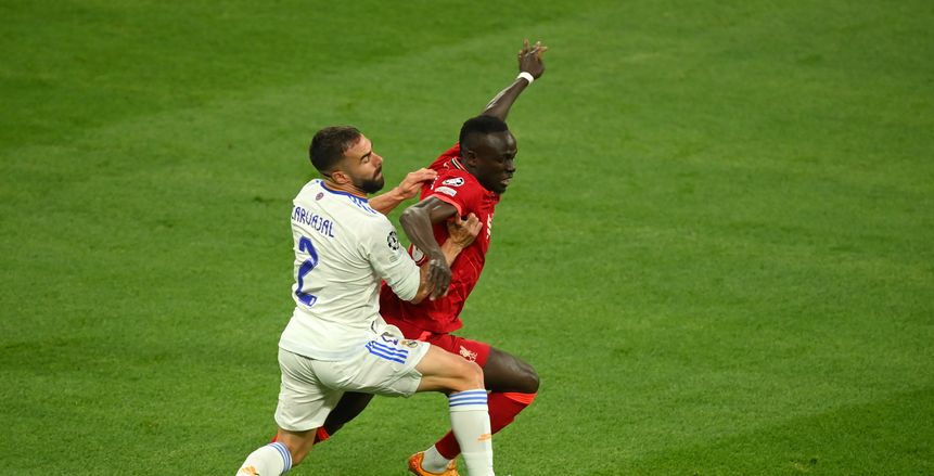 كورتوا يواصل التألق ويتصدى لتصويبة ماني في نهائي دوري أبطال أوروبا