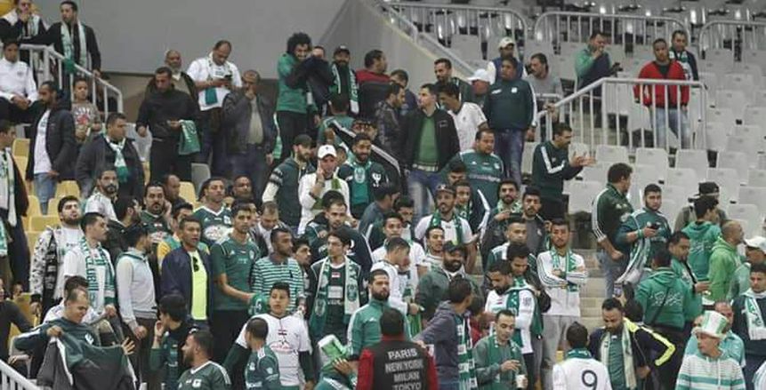 جماهير المصري تتألق في ستاد برج العرب