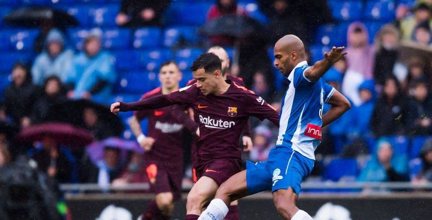 الدوري الإسباني| برشلونة يتعادل بصعوبة مع إسبانيول