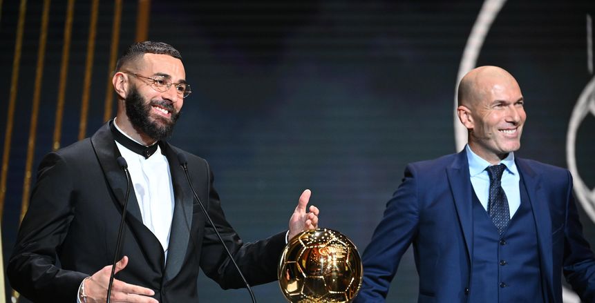 خامس فرنسي يتوج بالكرة الذهبية.. بنزيما يكرر إنجاز زيدان بعد 24 عاما