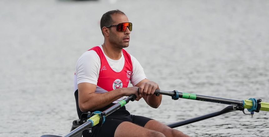 عبد الخالق البنا يتأهل لربع نهائي منافسات التجديف بأولمبياد باريس 2024