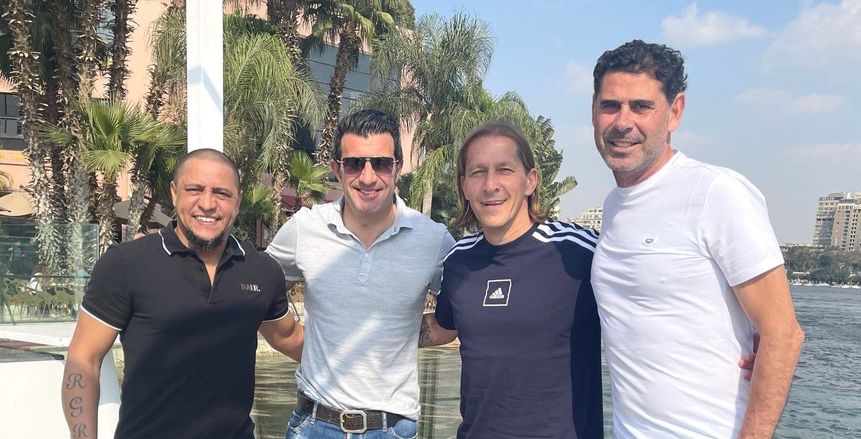 أساطير ريال مدريد يلتقون على نيل القاهرة