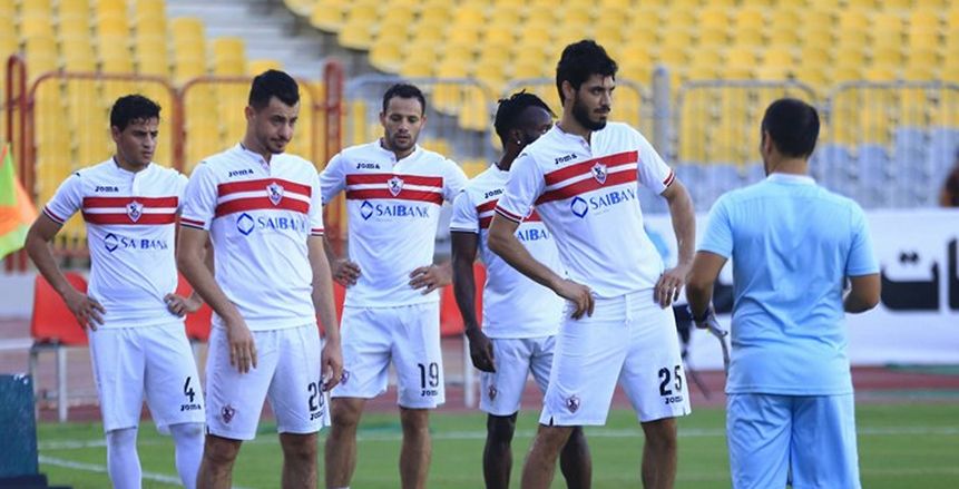 الزمالك يرتدي شارات سوداء أمام أهلى طرابلس الليبي