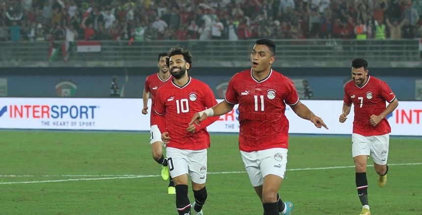 منتخب مصر بالقميص الأحمر ومالاوي يرتدي الأسود في مباراة الغد