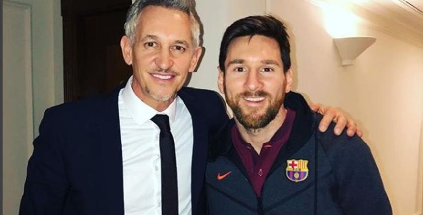 جاري لينيكر يزور بعثة برشلونة في لندن