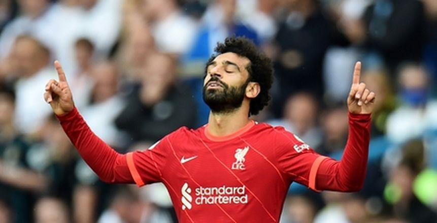 كاف يحتفل بدخول محمد صلاح نادي المائة في الدوري الإنجليزي