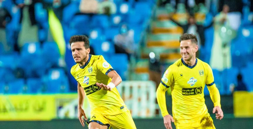 مصطفى فتحي يسجل هدفا للتعاون أمام أبها في الدوري السعودي «فيديو»