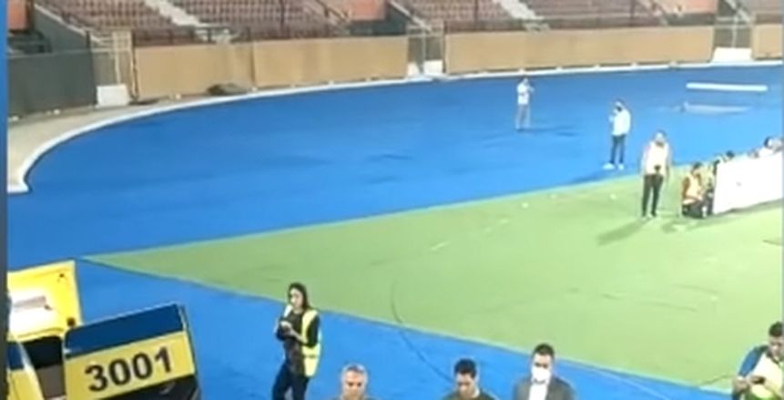 إصابة دموية لسعد سمير في مباراة فيوتشر وفاركو