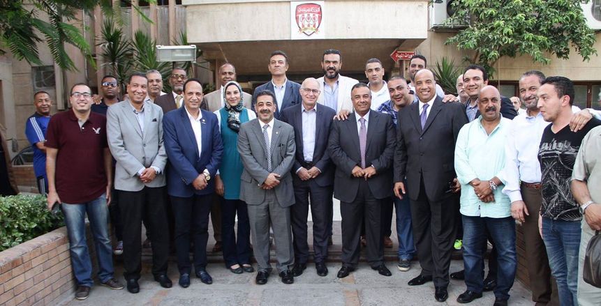 قائمة ابو فريخة  الانتخابية تزور النادي الاوليمبي