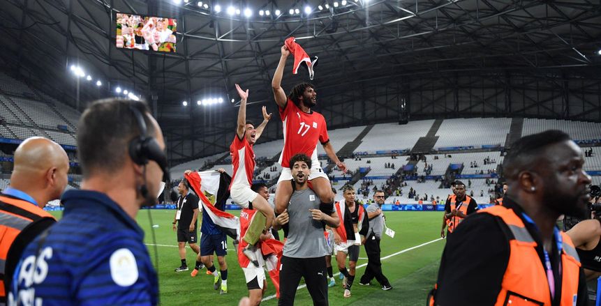 فرحة تاريخية.. احتفالات المنتخب الأولمبي بالتأهل لنصف نهائي الأولمبياد