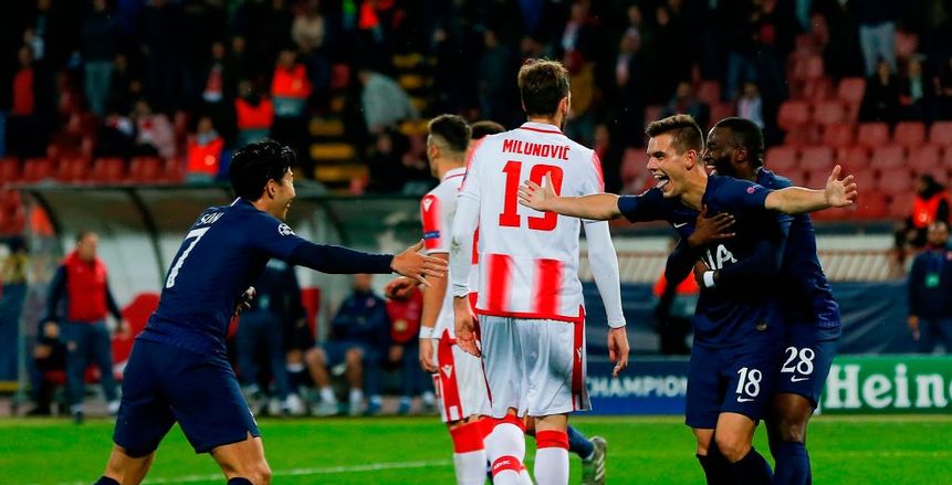 دوري أبطال أوروبا.. توتنهام يحرز هدفًا كوميديًا في شباك ريد ستار (فيديو)