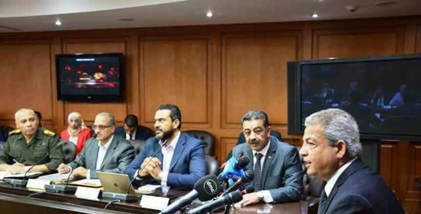 وزير الرياضة يتفقد إستاد الإسكندرية قبل افتتاحه بأسبوع