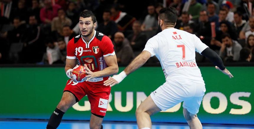 "الدرع" نجم مباراة مصر والبحرين بمونديال اليد