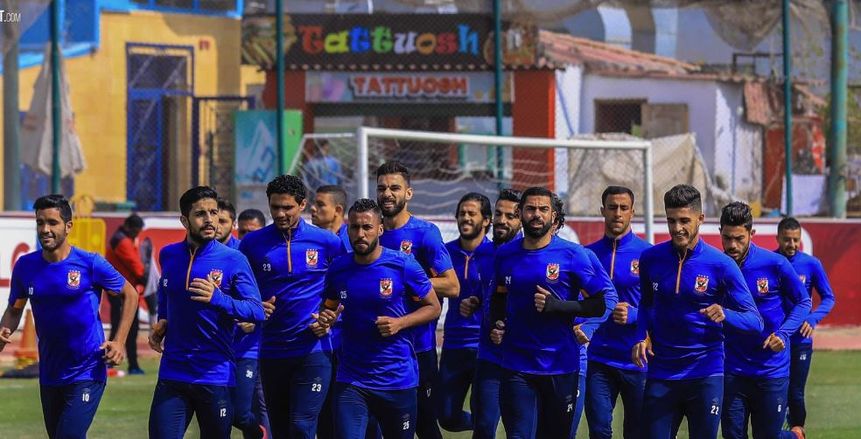 الأهلي يتقدم بهدف «صالح» على جمهورية شبين في الشوط الأول