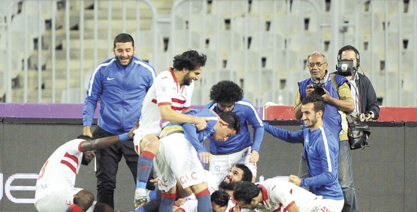 بالفيديو..  رأسية ساسي تعود بالزمالك أمام المقاولون العرب