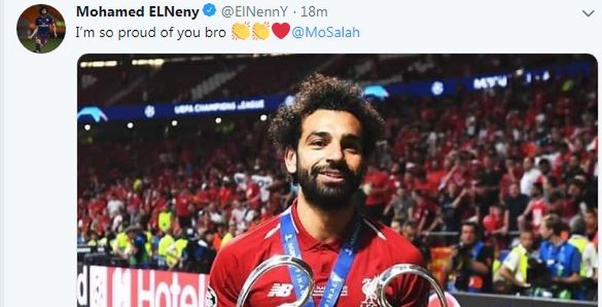 بالصور| محمد صلاح يشكر جماهير ليفربول على اليوم الخيالي