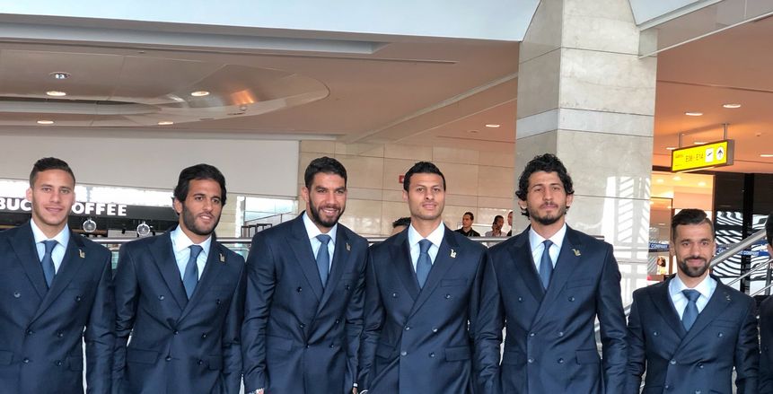 "روسيا" ترحب بالمنتخب المصري عقب وصوله إلى "جروزني"