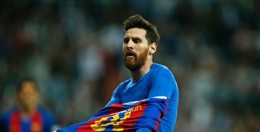 بالصور| جماهير برشلونة تشكر ميسي على هدفه الـ500