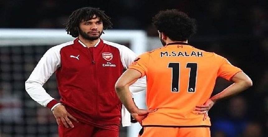 حديث بين محمد صلاح و«النني» عقب مباراة أرسنال وليفربول