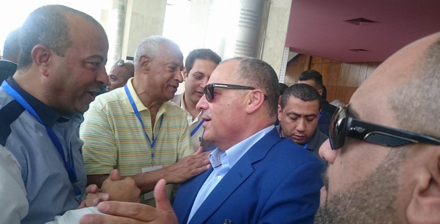 بالصور| "روراوة" و"الرجوب" يهنئان أبو ريدة برئاسة اتحاد الكرة