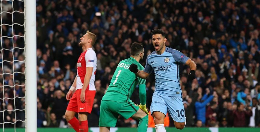 أجويرو ودي بروين يقودا مانشستر سيتي لمواجهة موناكو
