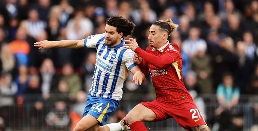 أهداف مباراة ليفربول وبرايتون في الدوري الإنجليزي.. ميتوما يتعادل
