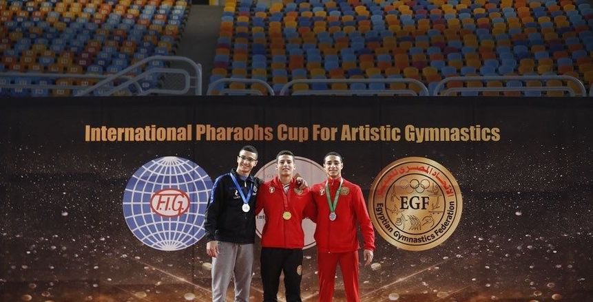 إعلان نتائج بطولة كأس الفراعنة الدولية للجمباز الفني رجال وناشئين