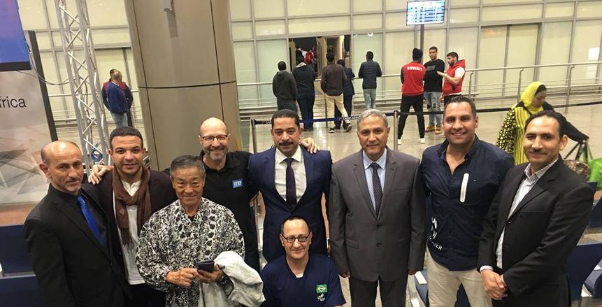 رئيس الاتحاد الدولي للكاراتيه التقليدي يصل القاهرة لحضور بطولة أفريقيا المفتوحة