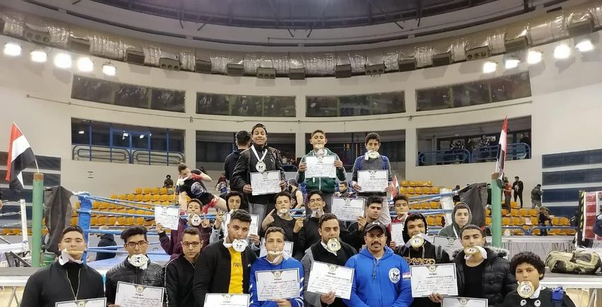 الشيخ زايد يحصد 48 ميدالية في بطولة الجمهورية للكيك بوكسينج