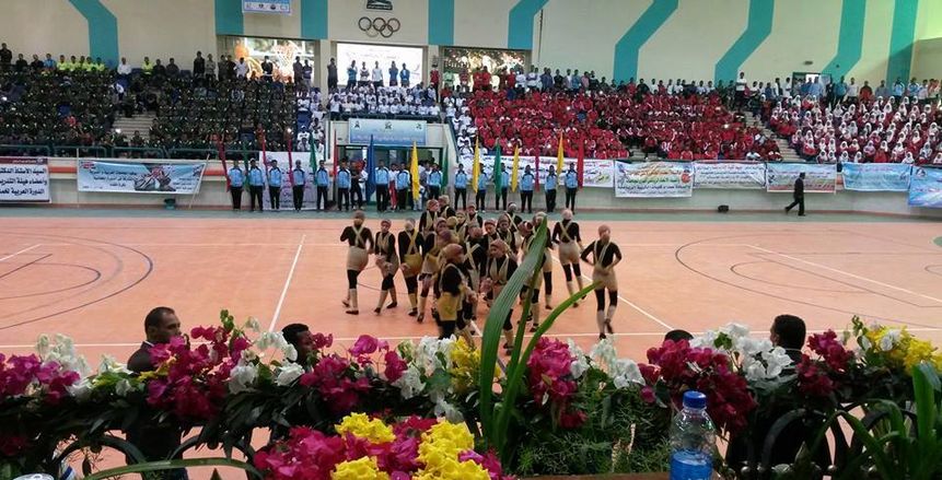 ملاعب جامعة المنوفية تتجهز لأسبوع شباب الجامعات
