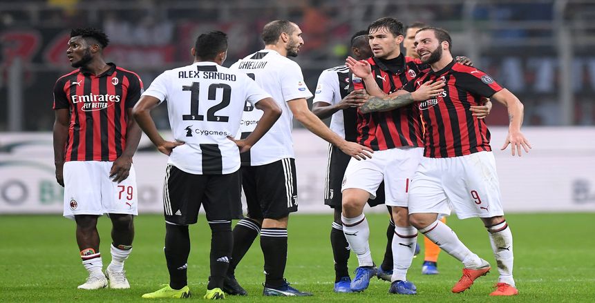 بث مباشر لمباراة يوفنتوس وميلان في قمة الدوري الإيطالي