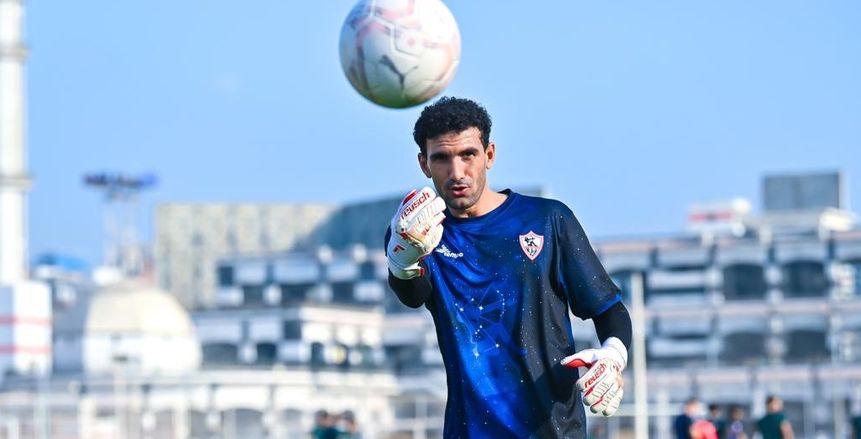 تدريبات تأهيلية لـ محمد عواد في الزمالك قبل مباراة الرجاء المغربي