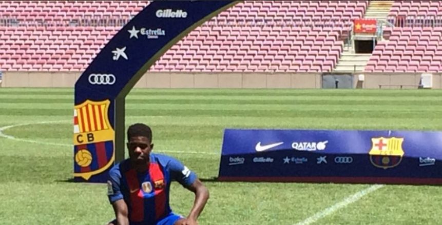 برشلونة يقدم لاعبه الجديد للجماهير