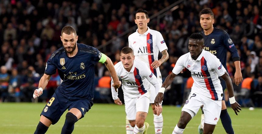 مباشر لحظة بلحظة.. ريال مدريد 2 × 2باريس سان جيرمان.. نهاية المباراة