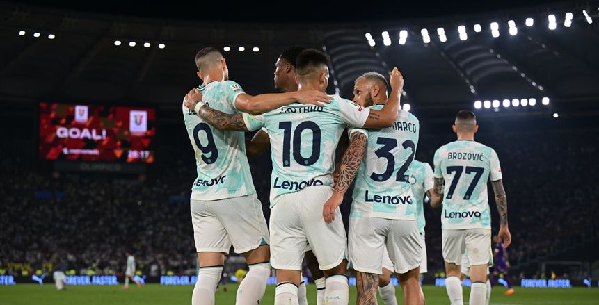 إنتر ميلان يحصد كأس إيطاليا بعد ثنائية مارتينيز في شباك فيورنتينا