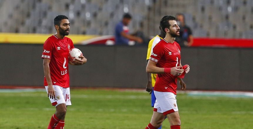 إصابة محمود متولي في مباراة الأهلي وطنطا (فيديو)