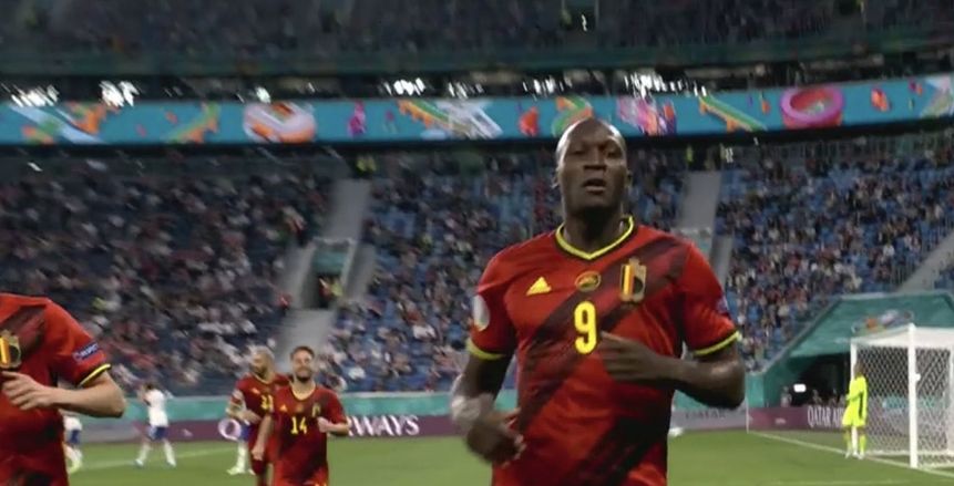 ملخص مباراة بلجيكا وروسيا في يورو 2020.. لوكاكو يتوهج