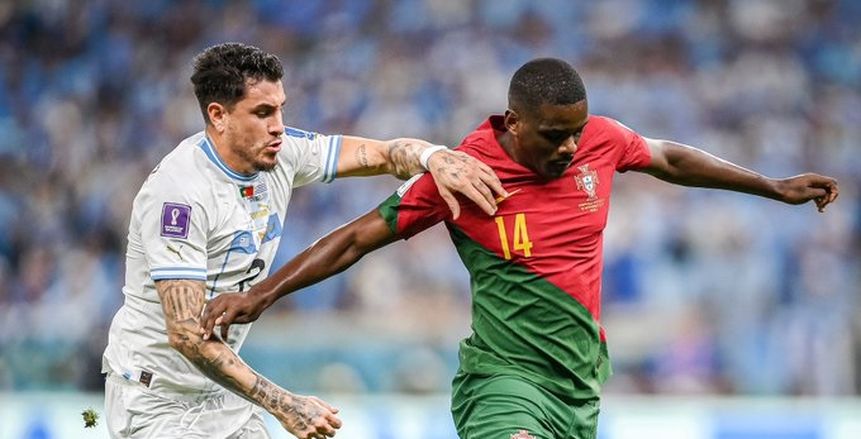 مباراة البرتغال وأوروجواي.. الشوط الأول ينتهي بالتعادل السلبي