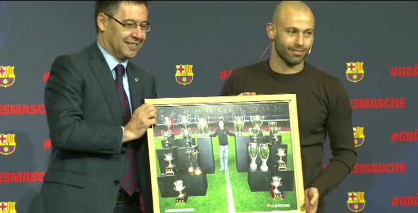 رئيس برشلونة لـ«ماسكيرانو»: ننتظرك كمدرب للفريق