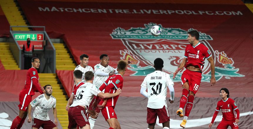 دييجو جوتا يحرز أول أهداف مباراة ليفربول وأرسنال في الدوري الإنجليزي
