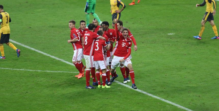 بايرن يقسو على ارسنال بخماسية في دوري الأبطال