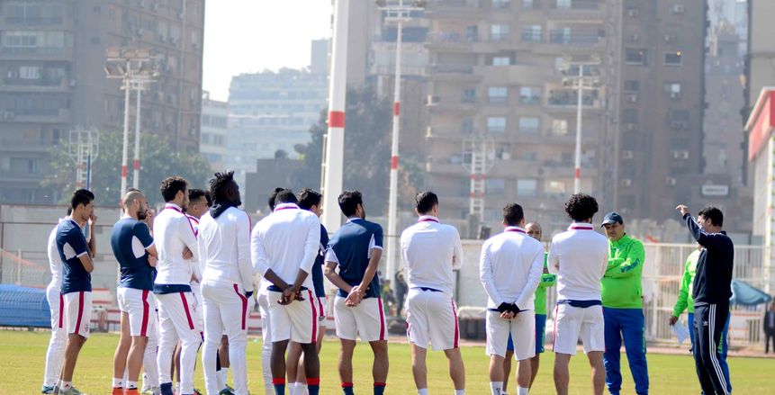 قياس وزن مفاجئ لبعض لاعبي الزمالك