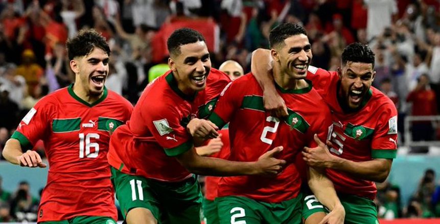 منتخب المغرب يحتفل بالتأهل للمونديال بثنائية في شباك زامبيا