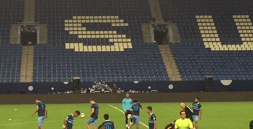 تدريبات ترفيهية للاعبي الزمالك قبل مواجهة الهلال