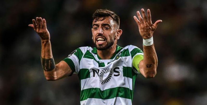 هدف مانشستر يونايتد وبرشلونة.. أرقام برونو فرنانديز مع لشبونة
