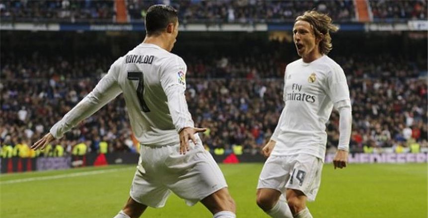 رقم مميز للثنائي «رونالدو» و«مودريتش» مع ريال مدريد